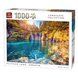 King International (05651) - "Plitvice, Croatia" - 1000 brikker puslespil