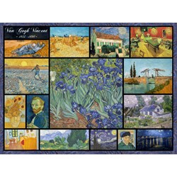 Grafika (00837) - Vincent van Gogh: "Collage" - 2000 brikker puslespil