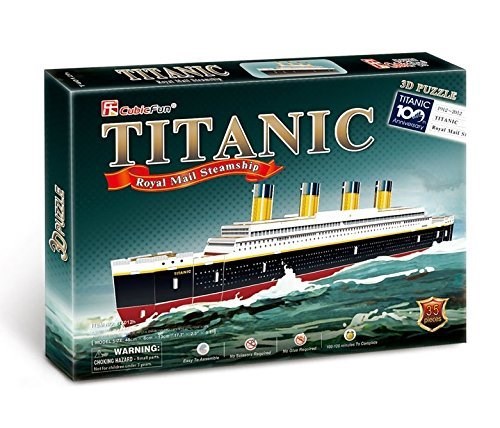 Cubic Fun (T4012H) - "The Titanic" - 35 brikker puslespil
