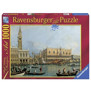 Ravensburger (15402) - Canaletto: "Ducal Palace" - 1000 brikker puslespil