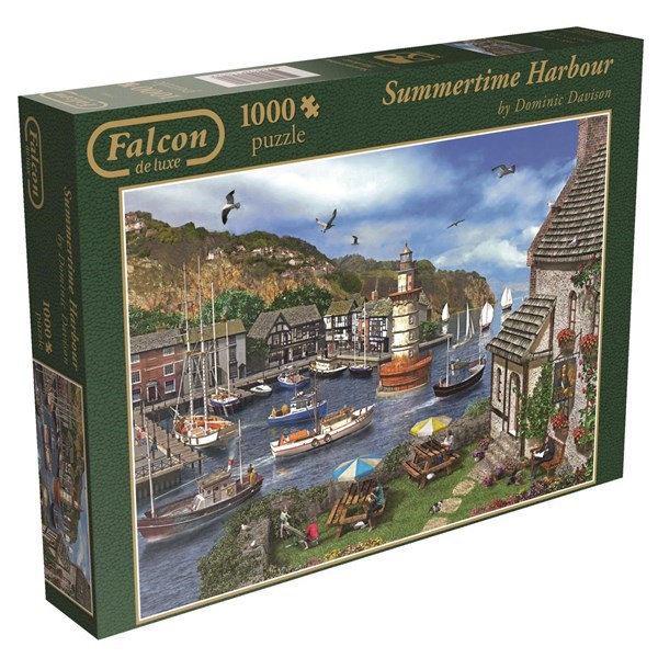 Falcon (11052) - Dominic Davison: "Summertime Harbour" - 1000 brikker puslespil