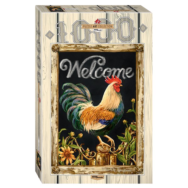 Step Puzzle (79114) - Dona Gelsinger: "Rooster" - 1000 brikker puslespil