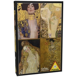 Piatnik (538841) - Gustav Klimt: "Collection of works" - 1000 brikker puslespil