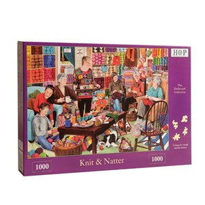 The House of Puzzles (3220) - "Knit & Natter" - 1000 brikker puslespil