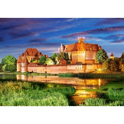 Castorland (C-103010) - "Poland, Malbork Castle" - 1000 brikker puslespil