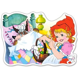 Castorland (B-015030) - "Little Red Riding Hood" - 15 brikker puslespil