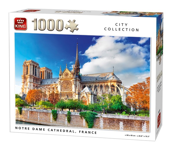 King International (05660) - "Notre Dame de Paris" - 1000 brikker puslespil