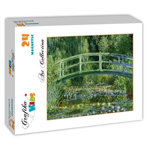 Grafika Kids (00230) - Claude Monet: "Water Lilies and the Japanese bridge, 1897-1899" - 24 brikker puslespil