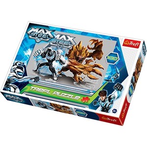 Trefl (16206) - "Max Steel, The Titans Fighting" - 100 brikker puslespil