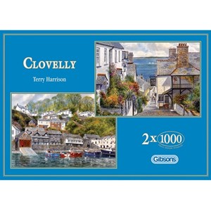 Gibsons (G5004) - Terry Harrison: "Clovelly" - 1000 brikker puslespil