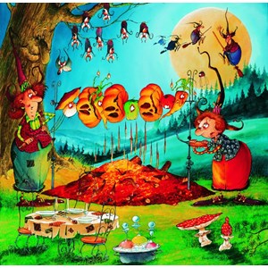 Grafika (02147) - François Ruyer: "The Witch" - 1500 brikker puslespil