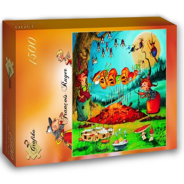 Grafika (02147) - François Ruyer: "The Witch" - 1500 brikker puslespil