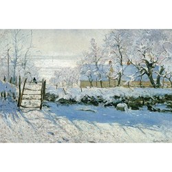 Puzzle Michele Wilson (C803-650) - Claude Monet: "The Magpie" - 650 brikker puslespil