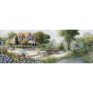 Art Puzzle (4333) - Peter Motz: "English Cottage" - 1000 brikker puslespil