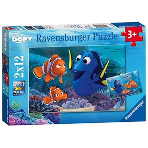 Ravensburger (07601) - "Finding Dory" - 12 brikker puslespil