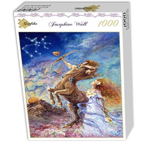 Grafika (00825) - Josephine Wall: "Zodiac Sign, Sagittarius" - 1000 brikker puslespil