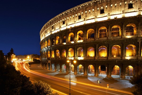 Schmidt Spiele (58235) - "Colosseum at night" - 1000 brikker puslespil