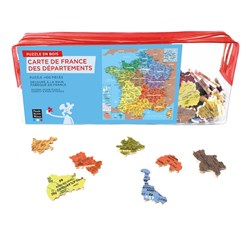 Puzzle Michele Wilson (W80-100) - "Map of France" - 100 brikker puslespil