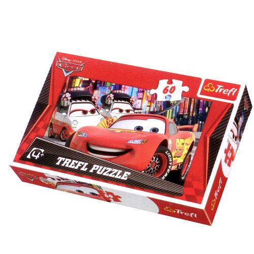Trefl (17211) - "Cars 2, Welcome to Tokyo" - 60 brikker puslespil