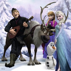 Ravensburger (07276) - "Frozen" - 25 36 49 brikker puslespil