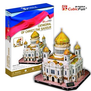 Cubic Fun (MC125H) - "Christ- Savior Cathedral of of Moscow" - 127 brikker puslespil