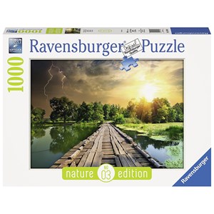 Ravensburger (19538) - "Mystisk lys" - 1000 brikker puslespil