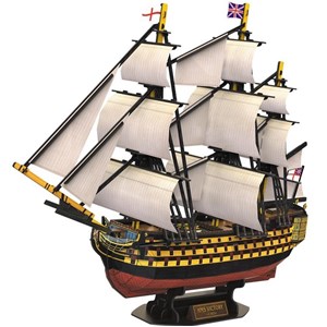 Cubic Fun (T4019H) - "HMS Victory" - 189 brikker puslespil