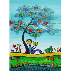 Grafika (01769) - Anne Poire, Patrick Guallino: "D'une Feuille l'Autre" - 300 brikker puslespil