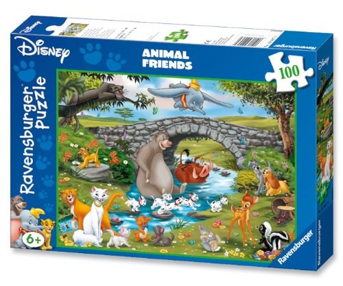 Ravensburger (10947) - "Animal Friends" - 100 brikker puslespil