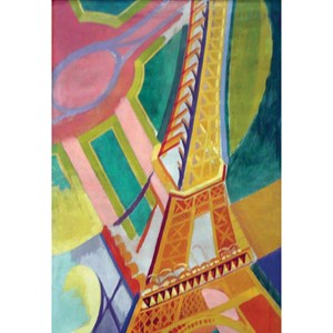Puzzle Michele Wilson (Z276) - Robert Delaunay: "Eiffel Tower" - 30 brikker puslespil