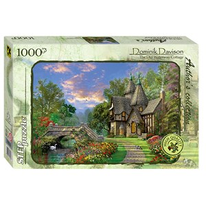 Step Puzzle (79532) - Dominic Davison: "The Old Waterway Cottage" - 1000 brikker puslespil