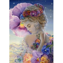 Grafika (02352) - Josephine Wall: "Pansy" - 1000 brikker puslespil