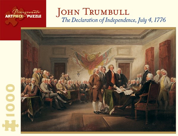 Pomegranate (AA676) - John Trumbull: "The Declaration of Independence, July 4, 1776" - 1000 brikker puslespil