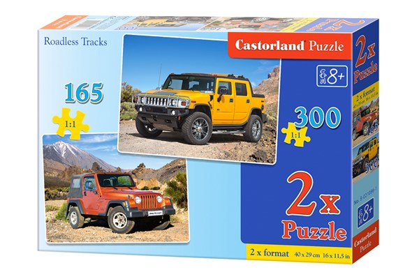 Castorland (B-021086) - "4 x 4 vehicles" - 165 300 brikker puslespil