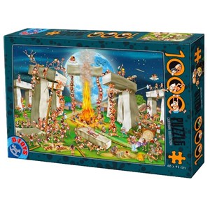 D-Toys (61218-CC02) - "Stonehenge" - 1000 brikker puslespil