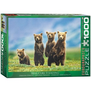 Eurographics (6000-0531) - "Bear Cubs Standing" - 1000 brikker puslespil
