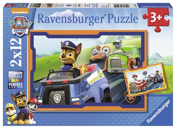 Ravensburger (07591) - "Paw Patrol" - 12 brikker puslespil