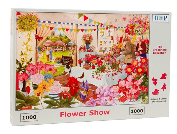 The House of Puzzles (3619) - "Flower Show" - 1000 brikker puslespil