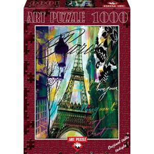 Art Puzzle (4459) - "Bonjour" - 1000 brikker puslespil