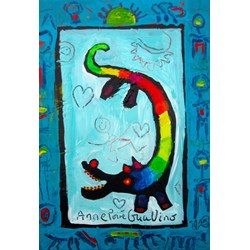 Grafika Kids (01739) - Anne Poire, Patrick Guallino: "Loup Heureux" - 12 brikker puslespil