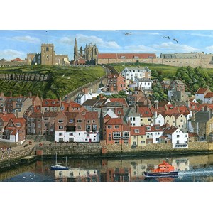 Falcon (11142) - "Whitby Harbour" - 1000 brikker puslespil