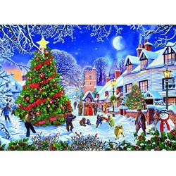 Gibsons (G6224) - Steve Crisp: "The Village Christmas Tree" - 1000 brikker puslespil