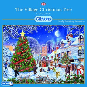 Gibsons (G6224) - Steve Crisp: "The Village Christmas Tree" - 1000 brikker puslespil