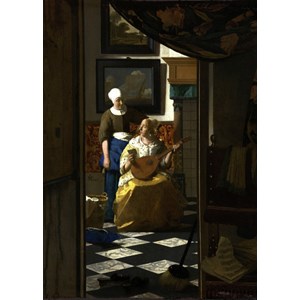 Grafika Kids (00156) - Johannes Vermeer: "The Loveletter, 1669-1670" - 24 brikker puslespil