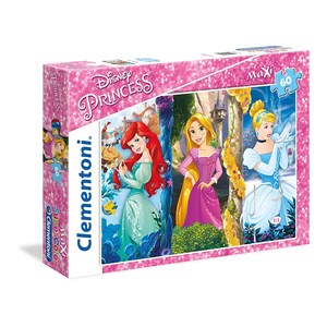 Clementoni (26416) - "Disney Princess" - 60 brikker puslespil