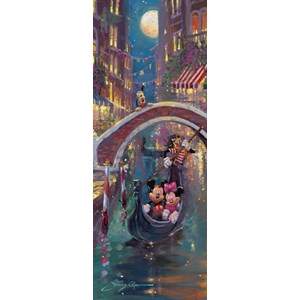 Ravensburger (15055) - "Disney Venetian Romance" - 1000 brikker puslespil