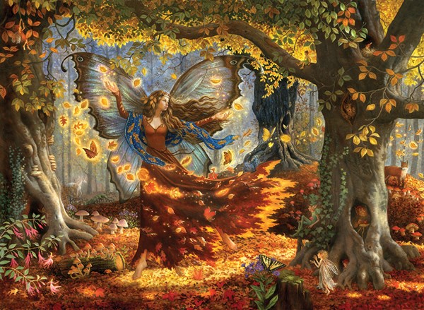 SunsOut (76322) - Ruth Sanderson: "Woodland Fairy" - 1500 brikker puslespil