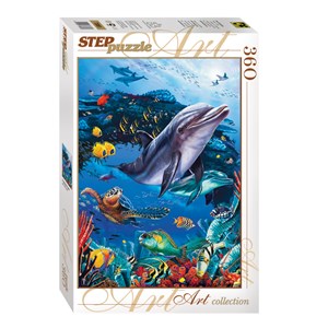 Step Puzzle (73061) - "Undersea world" - 360 brikker puslespil