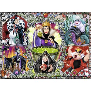 Ravensburger (19252) - "Disney Witches" - 1000 brikker puslespil