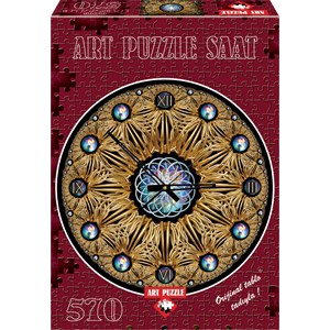 Art Puzzle (4148) - "Golden Clock" - 570 brikker puslespil